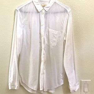 American Eagle White Button Down BF fit